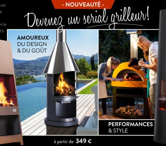 Barbecue, four à pizza, poêle d'extérieur, à découvrir aux Cheminées Payot!