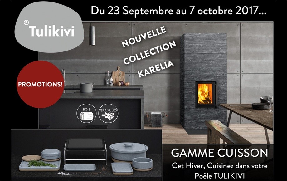 TULIKIVI: Collection KARELIA & Quinzaine Culinaire