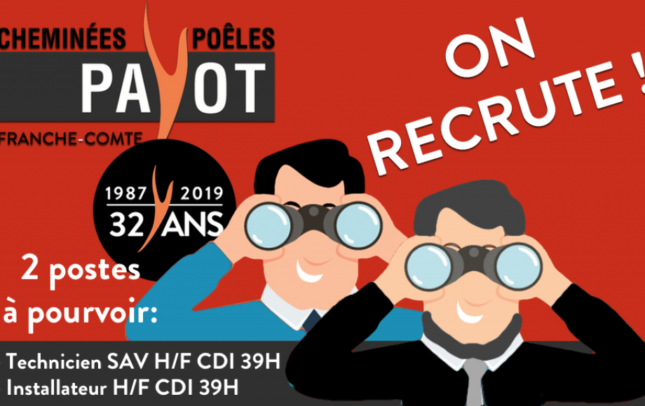 ON RECRUTE !