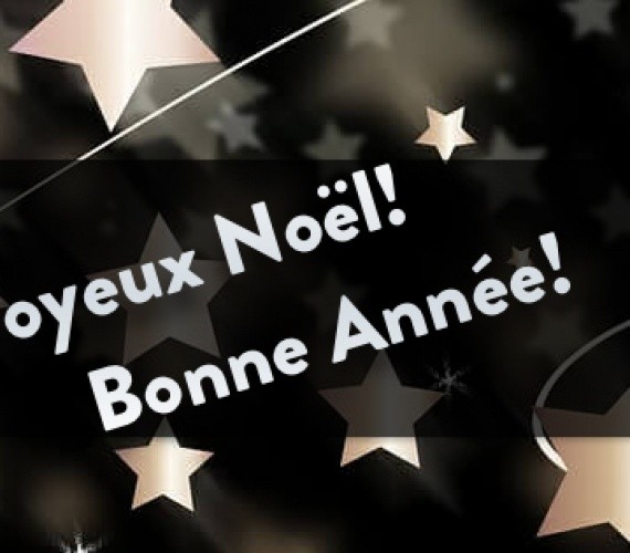 Nous vous souhaitons de bonnes fêtes de Fin d'année!