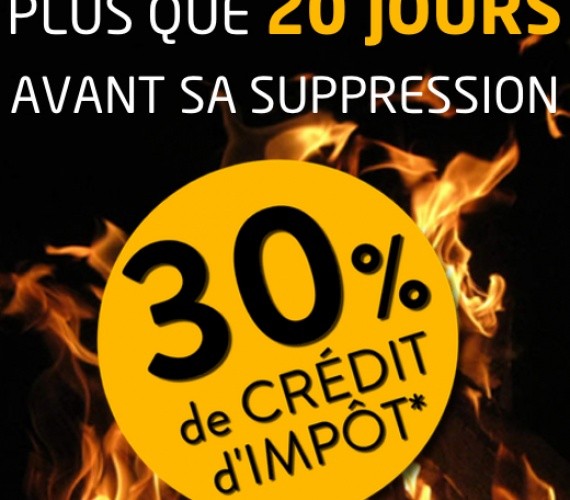 [CREDIT D'IMPÔT] - La fin. Plus que 20 jours !