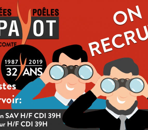 ON RECRUTE !